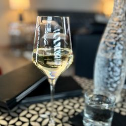 My Angeline Sauvignon Blanc was nice and cold!