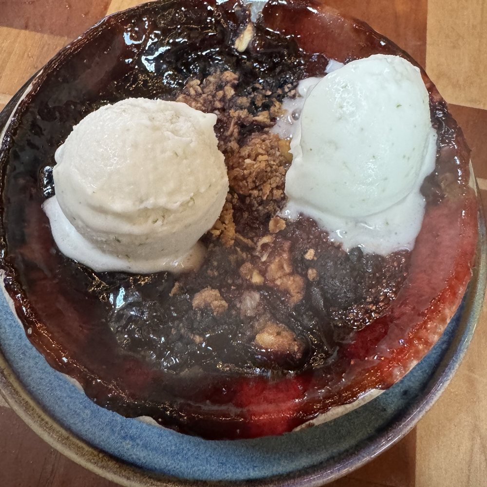 Twelvemonth - Pear cobbler - Vegan Near Me - Burlingame, California Twelvemonth - Pear cobbler - Vegan Near Me - Burlingame, California