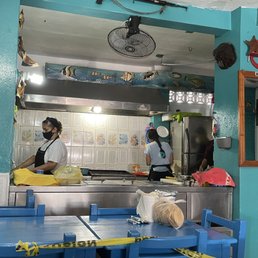 Chefs in kitchen