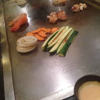 Aoki Teppanyaki - Lobster, shrimp, scallops, veggies - Sushi Bars Near Me - Miami, Florida
