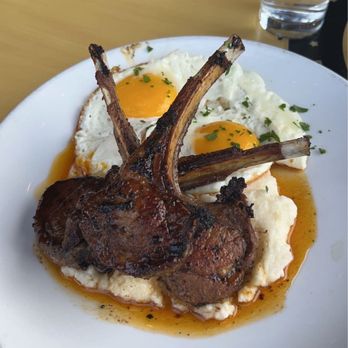 Brunch & Sip - Lamb chops with eggs and grits - Coffee & Tea Near Me - Phoenix, Arizona