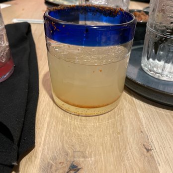 Cinco Ninos - This is the Cadillac Margarita with Tajín.  After 2 of them, you should be feeling just fine. - Mexican Near Me - Round Rock, Texas