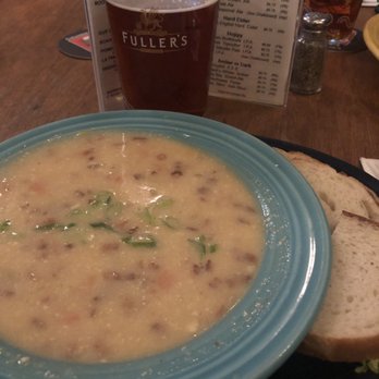 Columbia City Ale House - Potato, Ham, and bacon soup with a Fuller's ESB - Pubs Near Me - Seattle, Washington Columbia City Ale House - Potato, Ham, and bacon soup with a Fuller's ESB - Pubs Near Me - Seattle, Washington