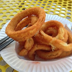Sack O' Pizza & Pasta - Small onion rings.