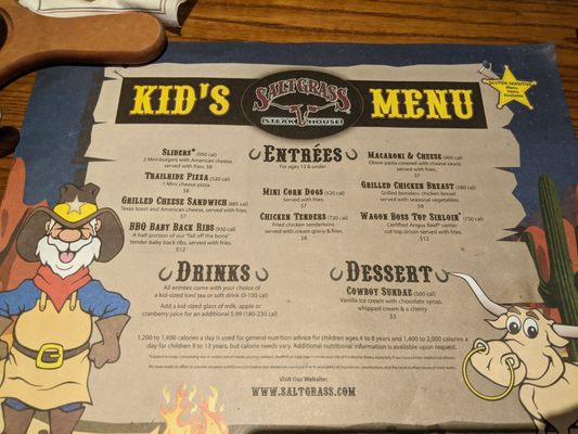 Menu photo 5 Saltgrass Steak House Webster, TX
