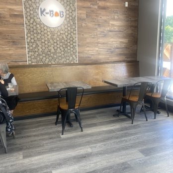 K-BOB - 3 tables for dining inside. - Korean Near Me - San Ramon, California