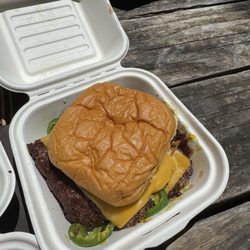 Humble Cheeseburger - House Cheeseburger with Jalapenos