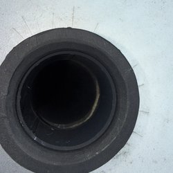 Seacoast RV's - Bathroom vent with missing cap and old caulking....