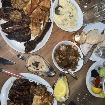 Echo & Rig - Tomahawk steak, cauliflower, mashed potatoes - Steakhouses Near Me - Sacramento, California