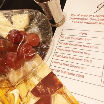 Grande Krewe - Champagne tasting with snacks! - Beer, Wine & Spirits Near Me - New Orleans, Louisiana Grande Krewe - Champagne tasting with snacks! - Beer, Wine & Spirits Near Me - New Orleans, Louisiana