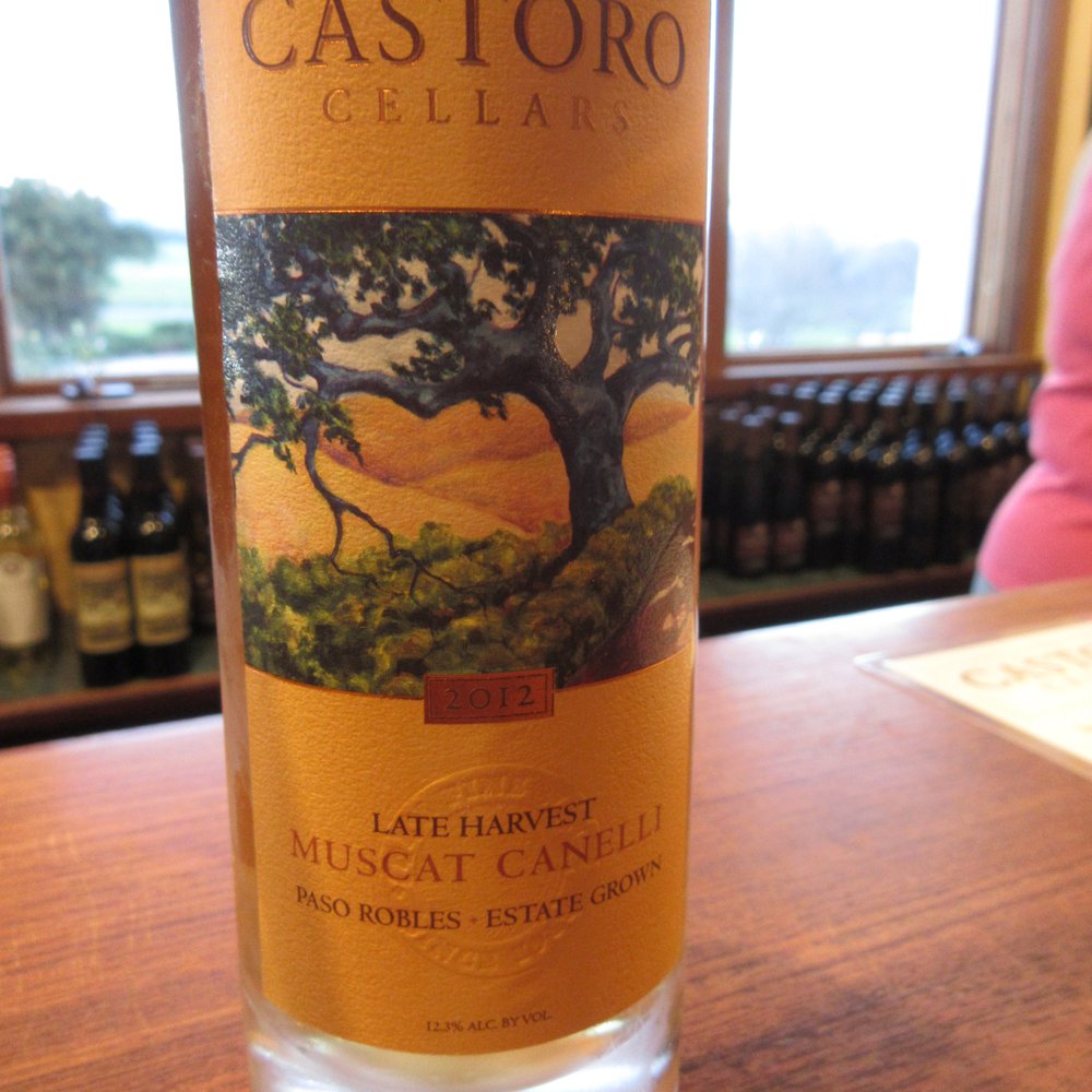 Castoro Cellars - Muscat Canelli (Late Harvest), $22 per bottle (prior to tax) - Wineries Near Me - Templeton, California Castoro Cellars - Muscat Canelli (Late Harvest), $22 per bottle (prior to tax) - Wineries Near Me - Templeton, California