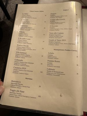 Menu photo 6 Trattoria Marione Florence, FI Menu photo 6 Trattoria Marione Florence, FI