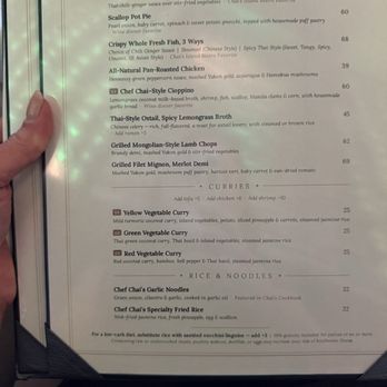 Chef Chai - Menu - Asian Fusion Near Me - Honolulu, Hawaii