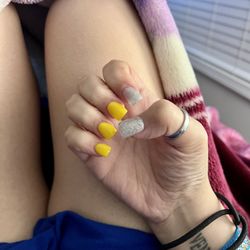 Joys Nails - Full set w/ gel polish - it was $55 without tip!