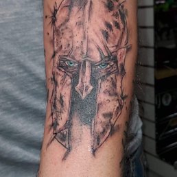 Another amazing tattoo done by Anthony! Thanks for making my mans body look so good!!!