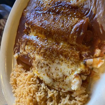 Mariscos Las Brisas - #32. Shrimp Enchiladas Combo - Mexican Near Me - Chino, California