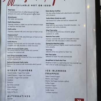 Little Provence Cafe - Coffee and Tea menu - Breakfast & Brunch Near Me - Arcadia, California Little Provence Cafe - Coffee and Tea menu - Breakfast & Brunch Near Me - Arcadia, California