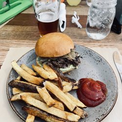 The Shaggy Sheep - Short Rib Sandwich and French Fries