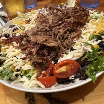 Backwoods Brewing Company - SW salad with 1/2 lb brisket - Breweries Near Me - Carson, Washington Backwoods Brewing Company - SW salad with 1/2 lb brisket - Breweries Near Me - Carson, Washington
