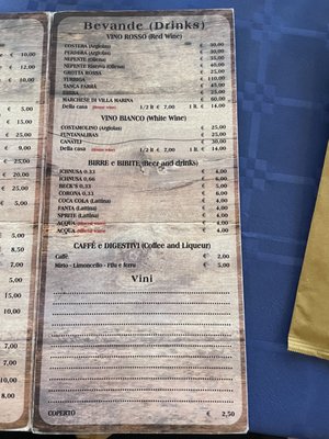 Menu photo 3 Da Onorio e Donatella Porto Rotondo, OT