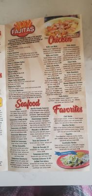 Menu photo 2 Los Aztecas Fort Mill, SC