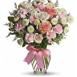Aprile Florist - This is the bouquet that my husband ordered. Its called Cotton Candy bouquet.