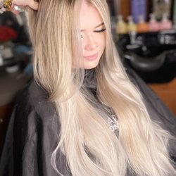 Bombshell Beauty Bar - Blonding Balayage full head By Ashley Mills