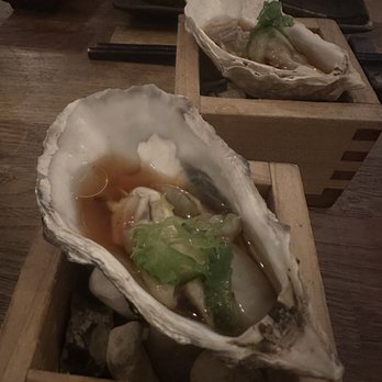 Hot Stone - Oysters with sake supplement £9/person - Japanese Near Me - Angel Islington, XGL Hot Stone - Oysters with sake supplement £9/person - Japanese Near Me - Angel Islington, XGL