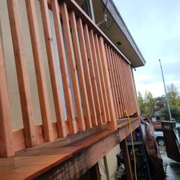 New railing New railing