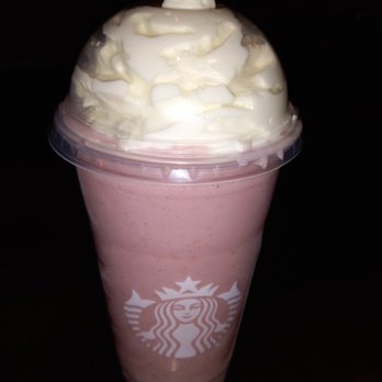 Starbucks - Venti vanilla bean frappuccino, with strawberries and whipped cream. - Coffee & Tea Near Me - Philadelphia, Pennsylvania