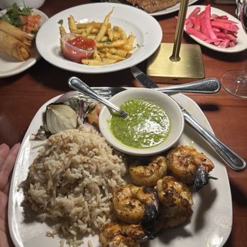 Yasmeen - Beef and shrimp kabob, Yasmeen fries - Mediterranean Near Me - Clifton, New Jersey