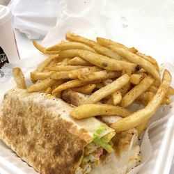 SemSem Mediterranean - Chicken Shawarma Wrap Combo