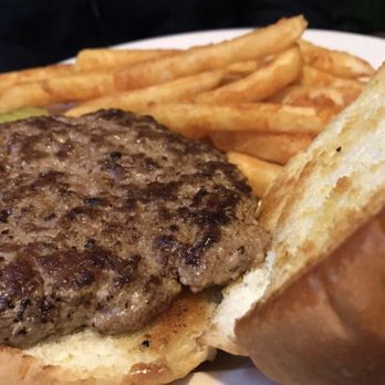 Lincoln Depot - a hamburger and fries on a plate - Cocktail Bars Near Me - Saint Cloud, Minnesota