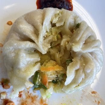 Tibet Kitchen - Inside of the vegetarian Momo! So good! - Asian Fusion Near Me - Madison, Wisconsin