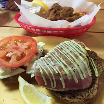 Coconuts Fish Cafe - ahi burger - Seafood Near Me - Kihei, Hawaii