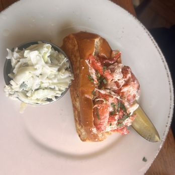 Bluewater Grill - Lobster Roll with coleslaw - Seafood Near Me - Coronado, California Bluewater Grill - Lobster Roll with coleslaw - Seafood Near Me - Coronado, California