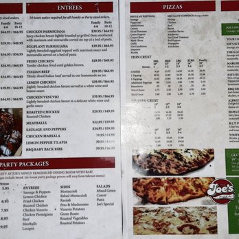 Joe's On Higgins - Menu - Pizza Near Me - Chicago, Illinois Joe's On Higgins - Menu - Pizza Near Me - Chicago, Illinois