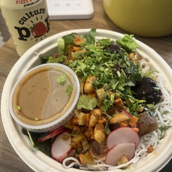 The Garden Bar - Khao San Noodle bowl.. SO GOOD - Salad Near Me - Biddeford, Maine