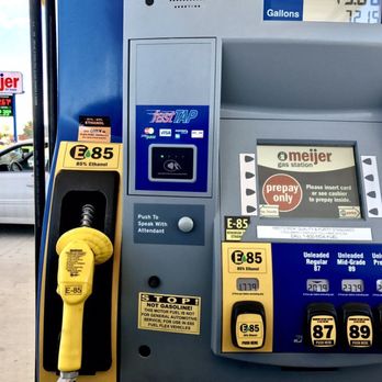Meijer - E85 pump zoomed out - Grocery Near Me - Lansing, Michigan