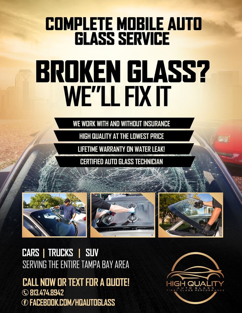 HIGH QUALITY AUTO GLASS 17 Photos Tampa, FL Yelp