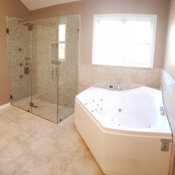 Benitez Remodeling - Curbless shower, waterproof guaranteed for life. - General Contractors Near Me