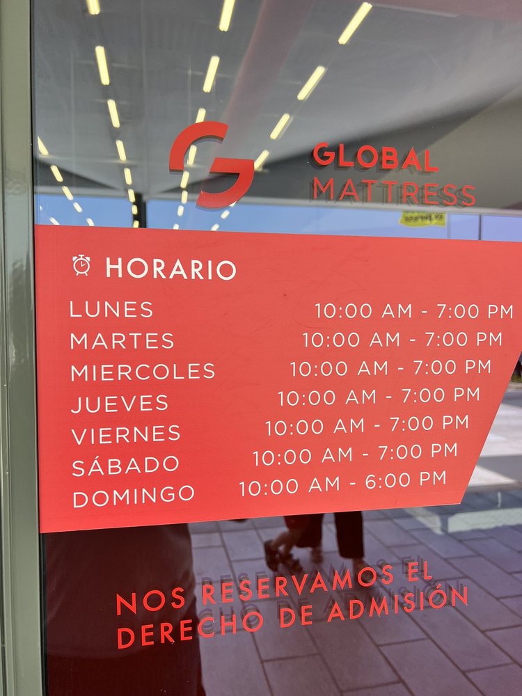 GLOBAL MATTRESS Updated August 2024 Carr. 177 S/N, Bayamón, Puerto