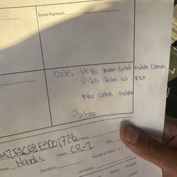 Said my car had codes when it didn't! Said my car had codes when it didn't!