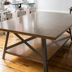 Imagination Furnishings - Sleek industrial style conference table