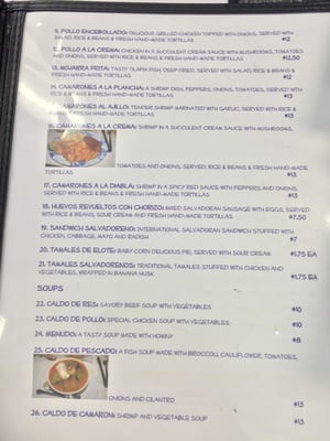 Menu photo 7 Tropical Salvadorean Restaurant Wenatchee, WA Menu photo 7 Tropical Salvadorean Restaurant Wenatchee, WA