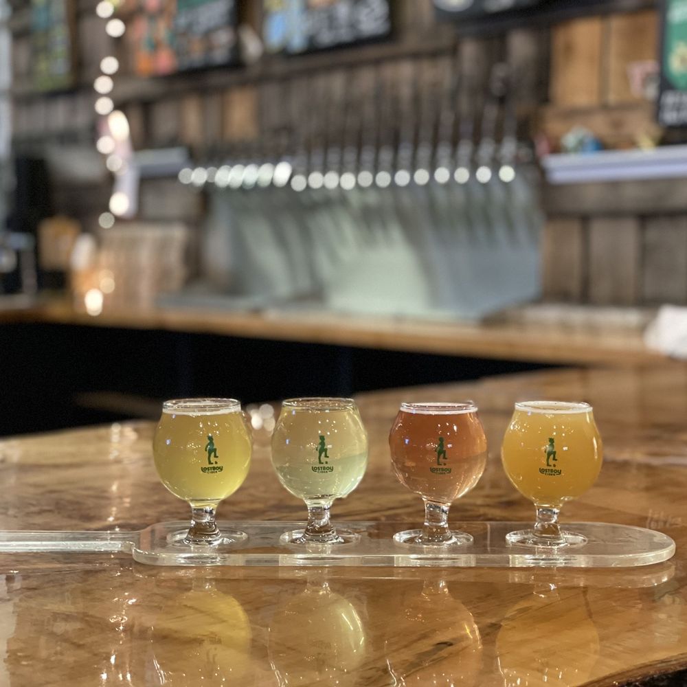 Lost Boy Cider - Cider Flight #2 - Cideries Near Me - Alexandria, Virginia Lost Boy Cider - Cider Flight #2 - Cideries Near Me - Alexandria, Virginia