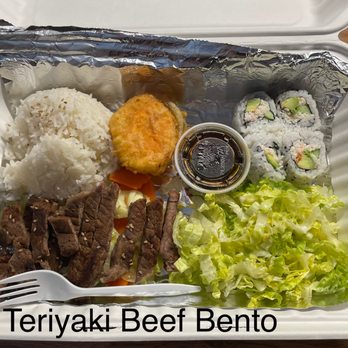 Neko Sushi - Teriyaki Beef Bento - Sushi Bars Near Me - Grants Pass, Oregon