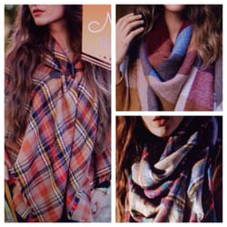 Divine Consign & Boutique - Grace and Lace Blanket Scarves that also can be worn as a poncho! Several colors available!
