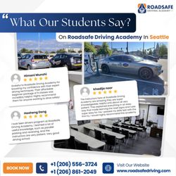 Roadsafe Driving Academy - Learning to drive has never been this easy!
Hear it from our happy students at Roadsafe Driving Academy in Seattle.