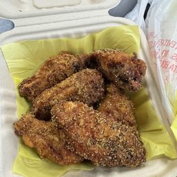 Lemon pepper 6 Wings - Bone In